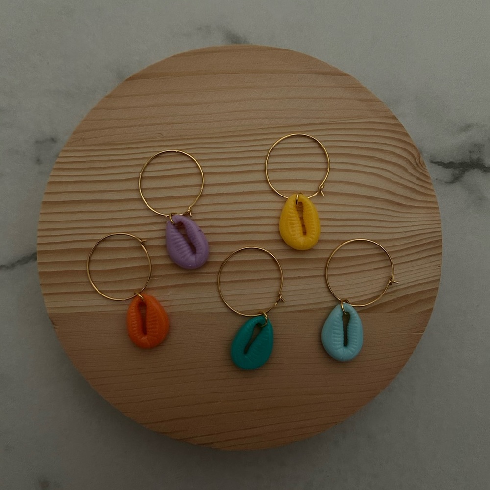 Colorful Glass Tags